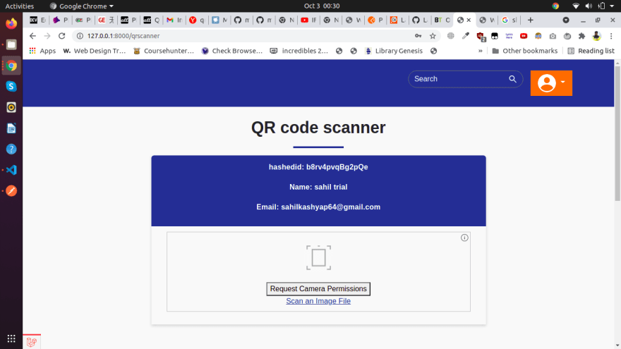 QR scanner