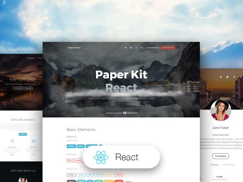 paper kit react.js