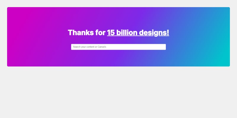 Статический дизайн сайта, который читают Спасибо за 15 миллиардов дизайнов!