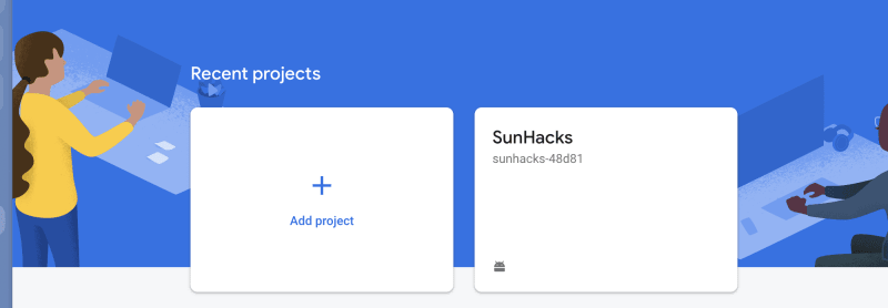 Create Firebase Project 1