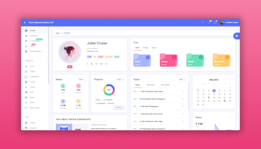 10+ Best React MaterialUI Admin Template Sciencx