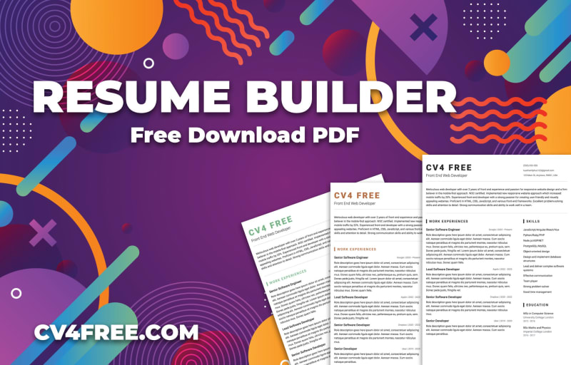 Free Online Resume Builder