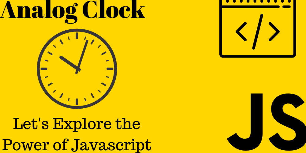 Analog Clock Using HTML,CSS & JS ⚡ - DEV Community 👩‍💻👨‍💻