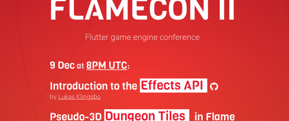 Flamecon Talks About Flutter S Largest Game Engine Dev