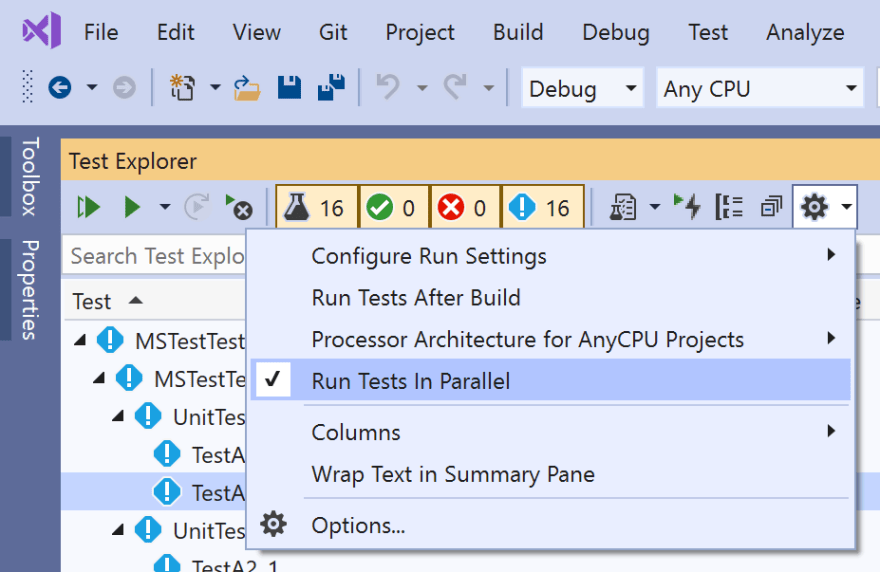 The difference in parallelization of each unit test frameworks in C# - DEV  Community