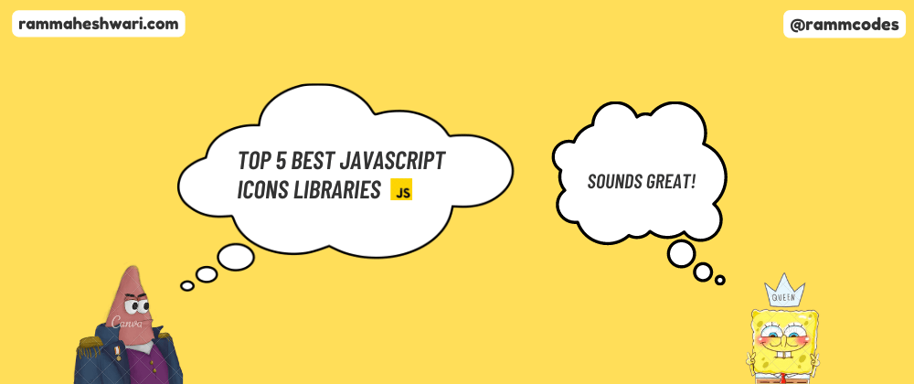 Cover Image for Top 5 Best Javascript Icons Libraries 🚀