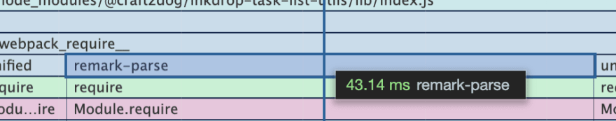Loading remark-parse without v8 snapshots