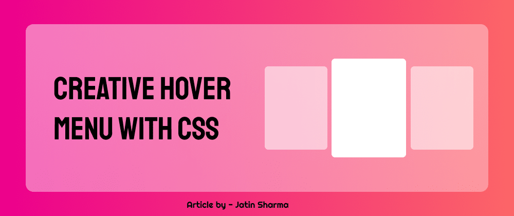 creative css3 menu efect hover