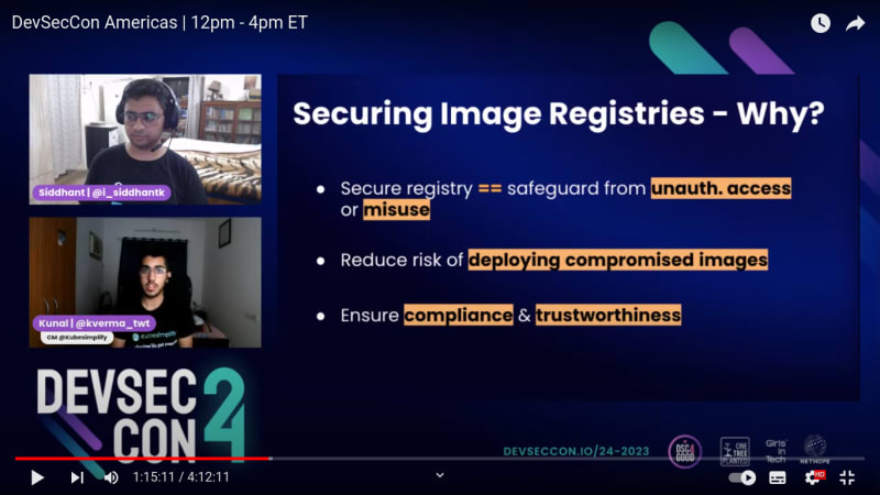 Securing Image Registry is even more important than making sure your container images are secure