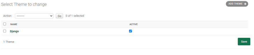 change the entry django