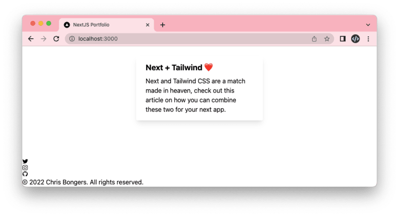 Footer unstyled