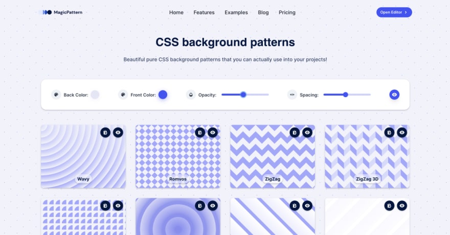 CSS Background Patterns