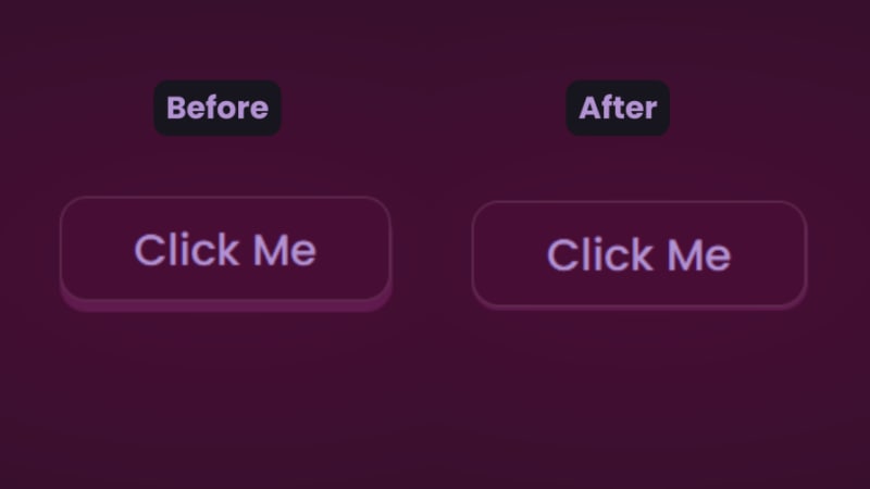 Two buttons saying 