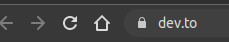 website with a lock icon next to the URL