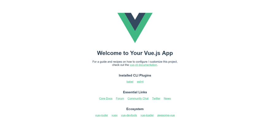 Vue.js app