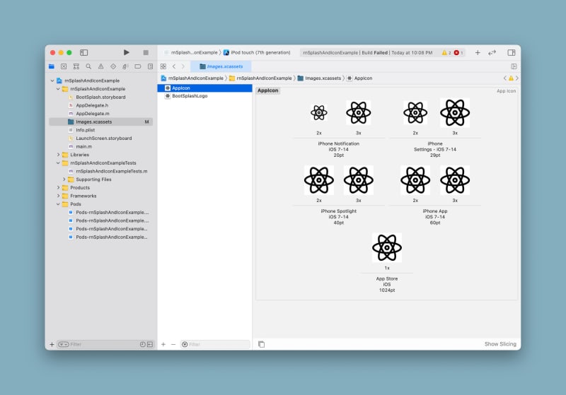 Xcode result