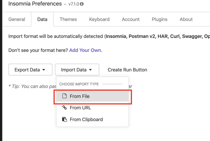 How to import requests from a file