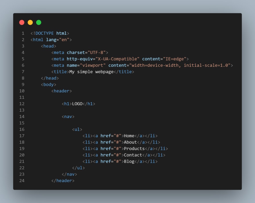 How to create a simple web page using HTML and CSS - DEV Community