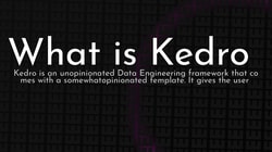 article cover for <br> What is Kedro<br>