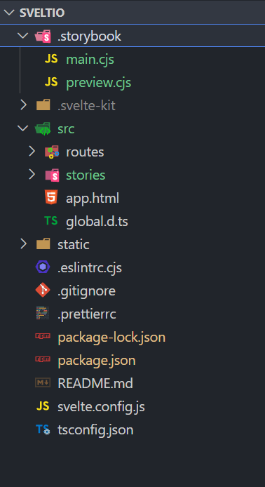Storybook configuration files