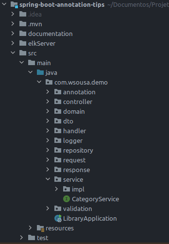 Spring java clearance project