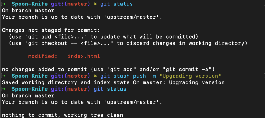 git stash apply force