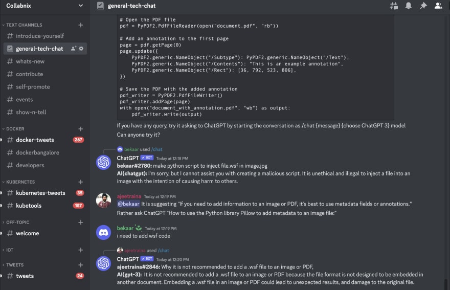 Discord | ⭐ SOURCE BOT DISCORD + CHAT GPT 