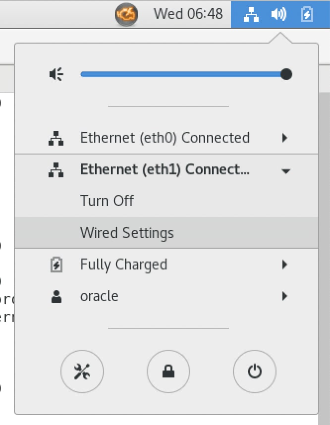 Figure 16 - Access to the configuration of the network cards