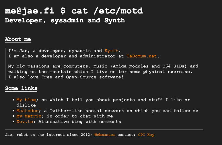 Default dark theme