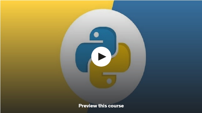 free Python course for beginners on Udemy