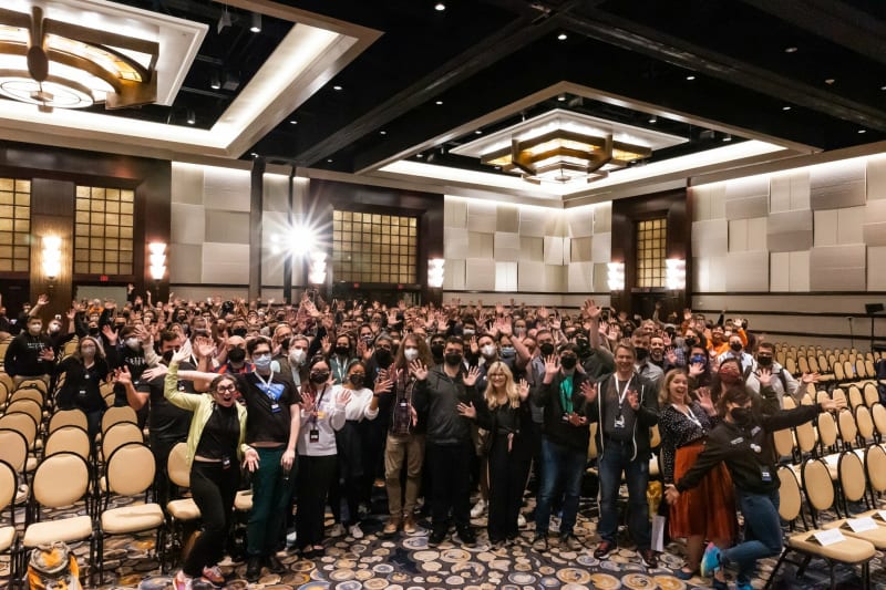 RubyConf attendees group photo