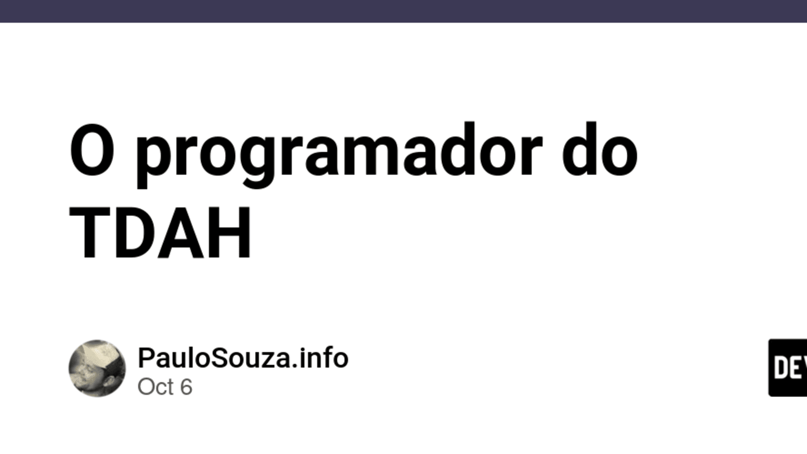 O Programador