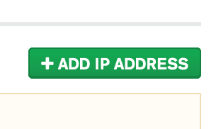MongoDB Add IP address button