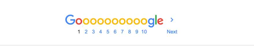 Google pagination