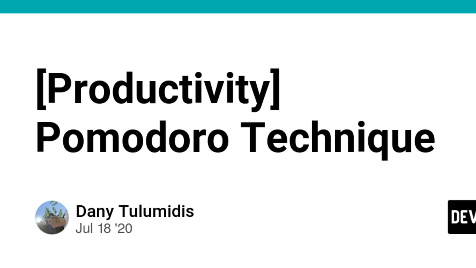 Pomodoro Technique - Wikipedia