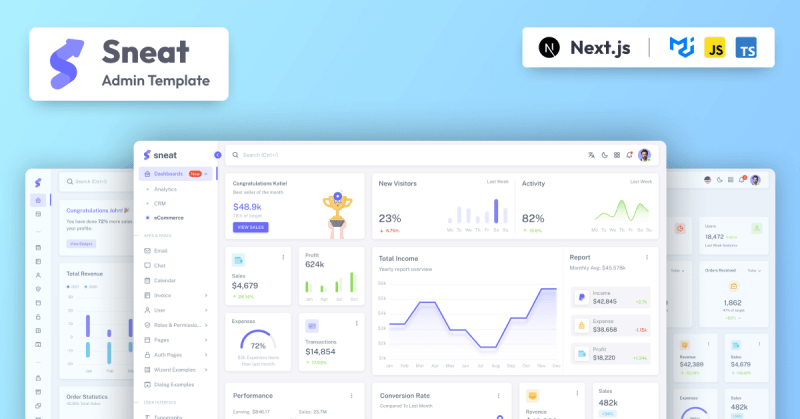 Sneat MUI React NextJS Admin Template