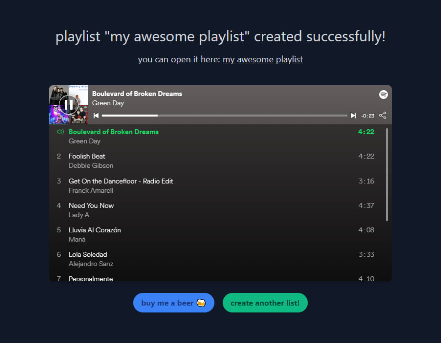 copy playlist local files to web spotify