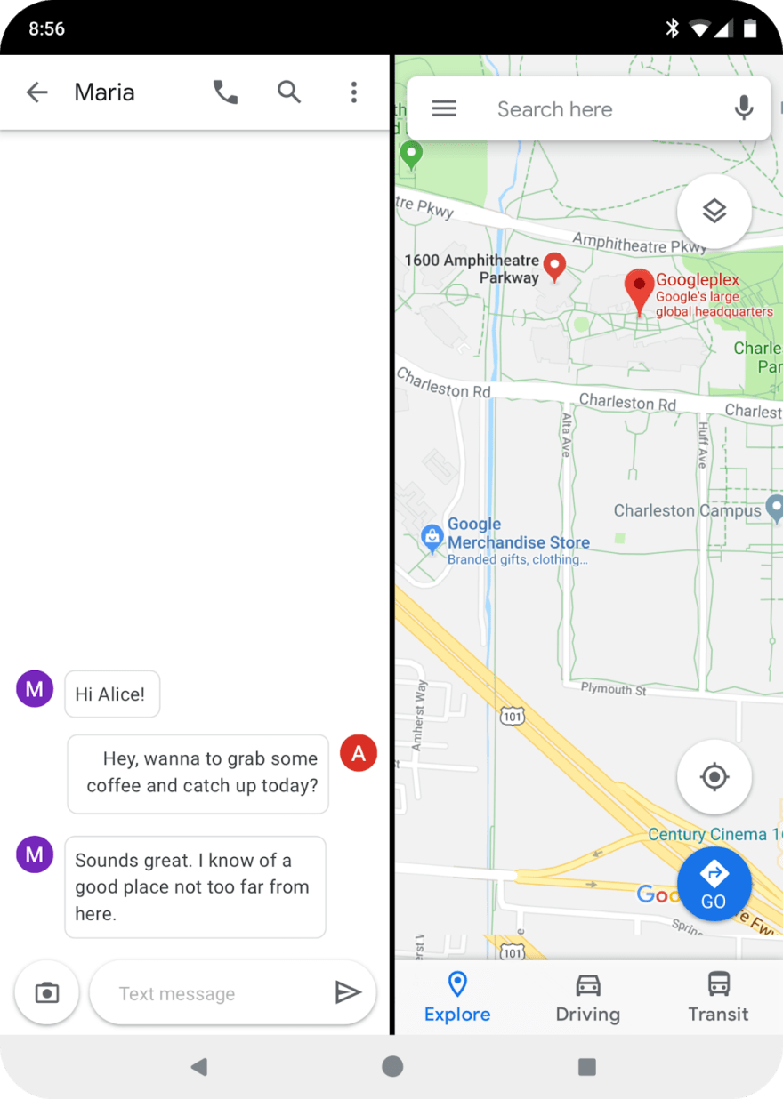 Foldable phone image