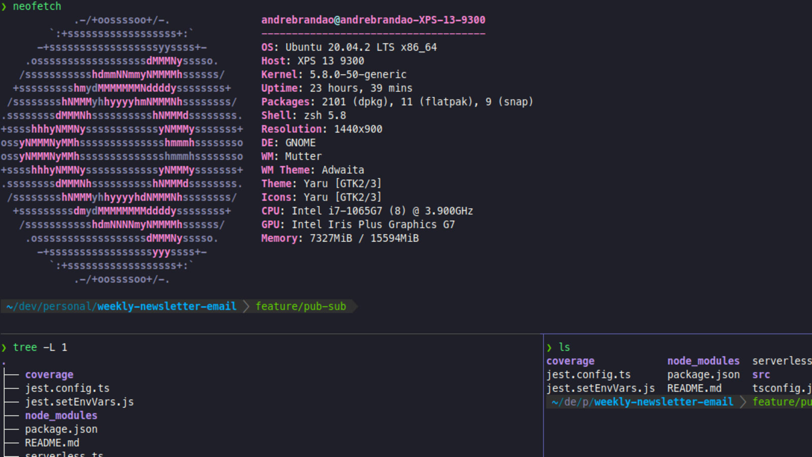 Terminal Setup With Zsh Tmux Dracula Theme Dev Community