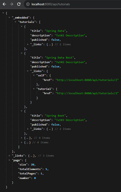 Spring Data REST Tutorial