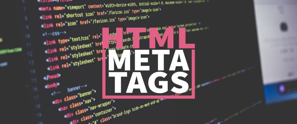 Cover image for The most important HTML Meta Tags: An overview 📝
