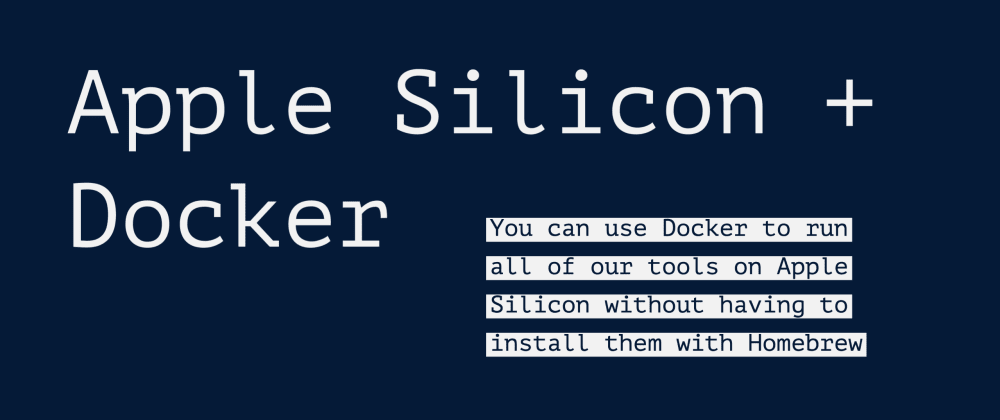 brew docker for mac