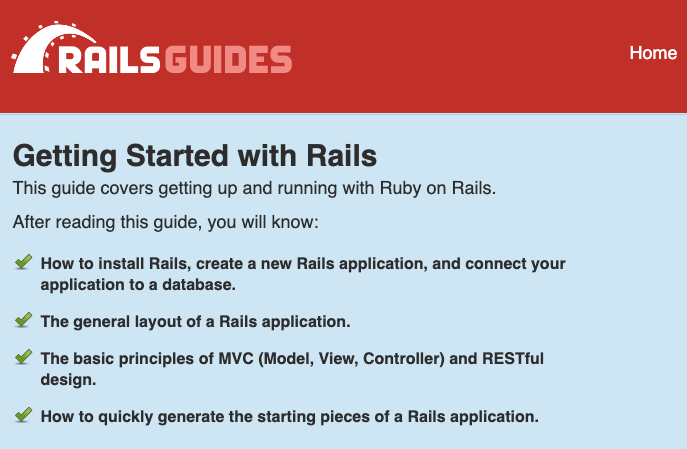 What happens when you create a new Rails project