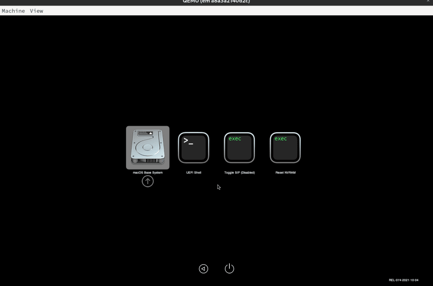 Emulador Docker OSX