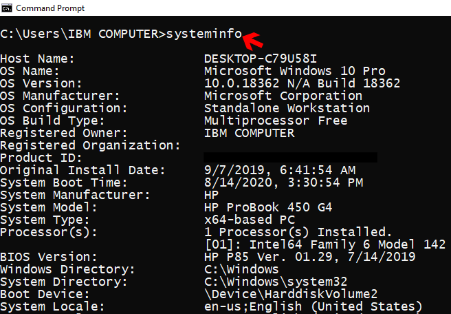 windows 10 only command prompt commands list