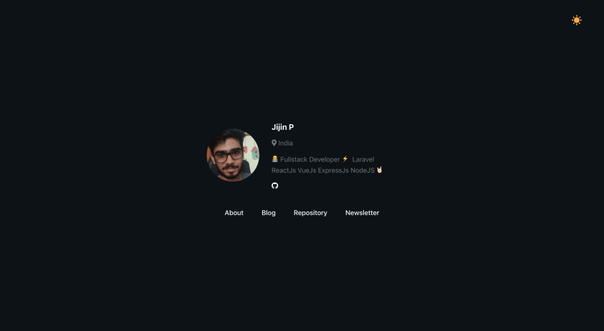 Github Website Template