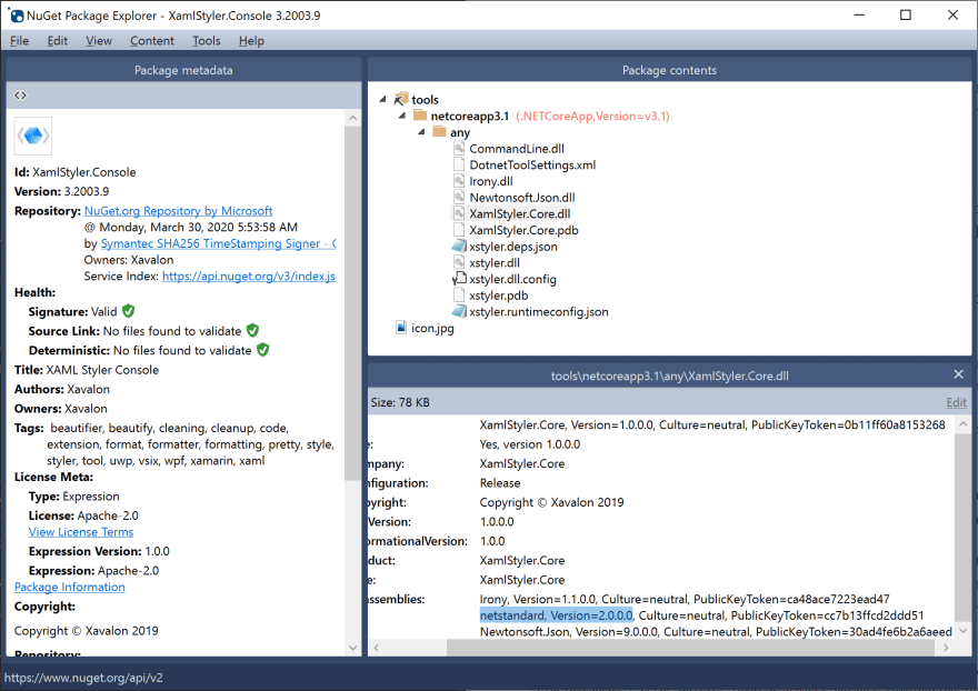 XamlStyler.Console NuGet package