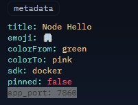 Docker Port Details