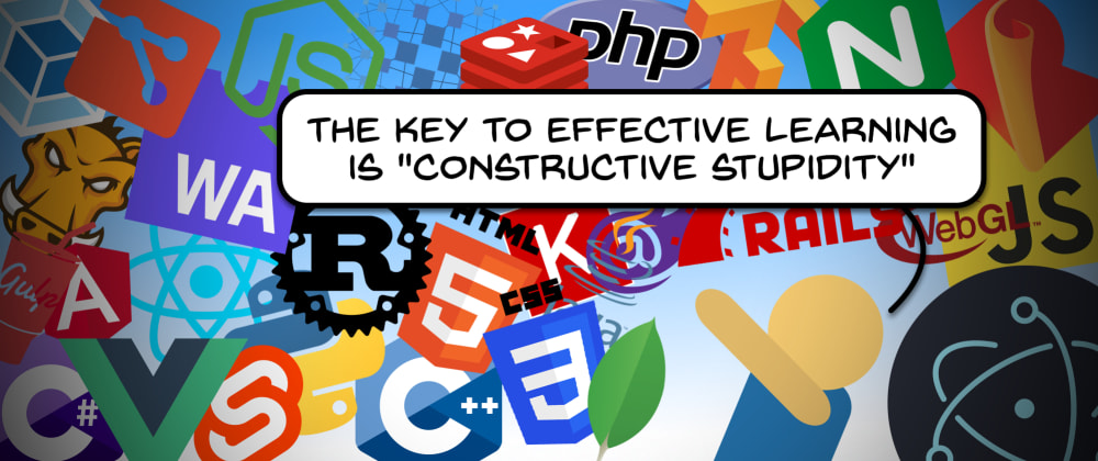 Cover image for The Key to Effective Learning is "Constructive Stupidity"