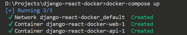 Docker is up